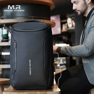 New Anti-thief Multifunctional Waterproof Travel Bag Men Backpack USB Charging.